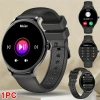 New foreign trade 1.39 metal round screen sports and health QS80 blood oxygen and blood pressure Bluetooth music phone smartwatch details Picture